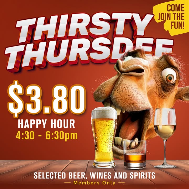 Featured image for “$3.80 DRINKS at The Workies EVERY THURSDAY!”