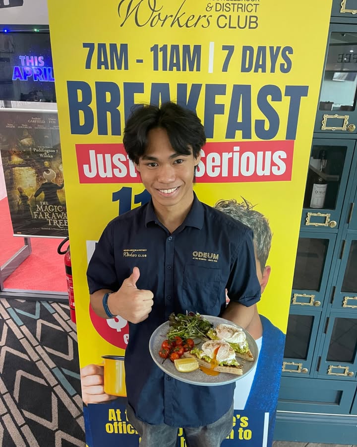 Featured image for “$11 Breakfast Menu Launches at Muswellbrook Workers Club”