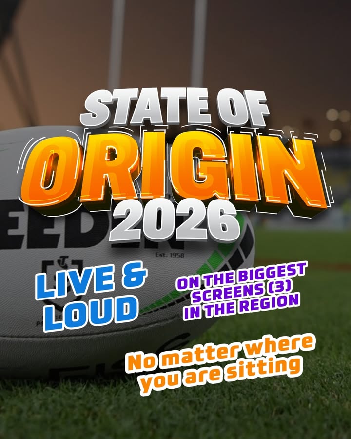 Featured image for “Watch State of Origin 2026 at Muswellbrook Workers Club”