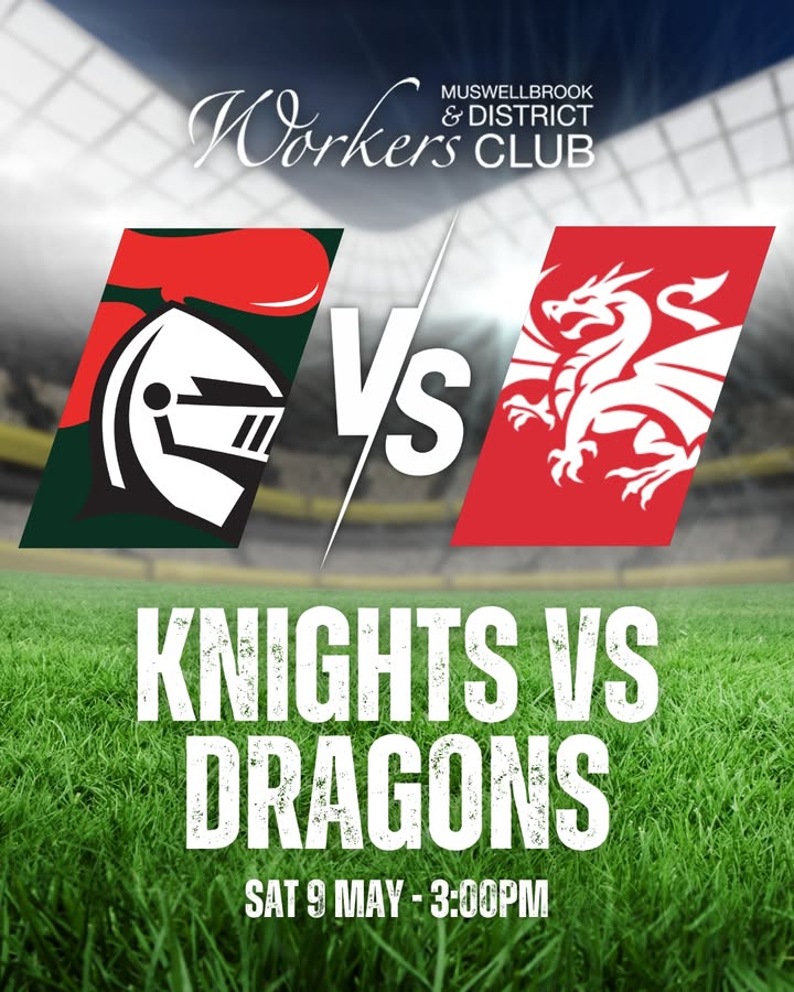 Featured image for “Watch Knights vs Dragons Live at Muswellbrook Workers Club”
