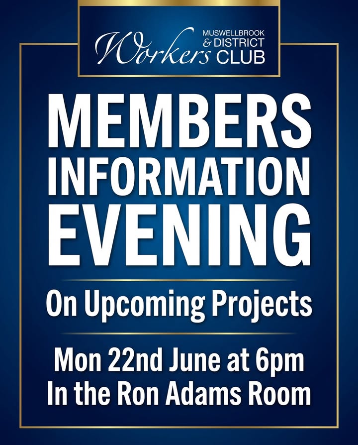 Featured image for “Members Information Evening at Muswellbrook Workers Club”