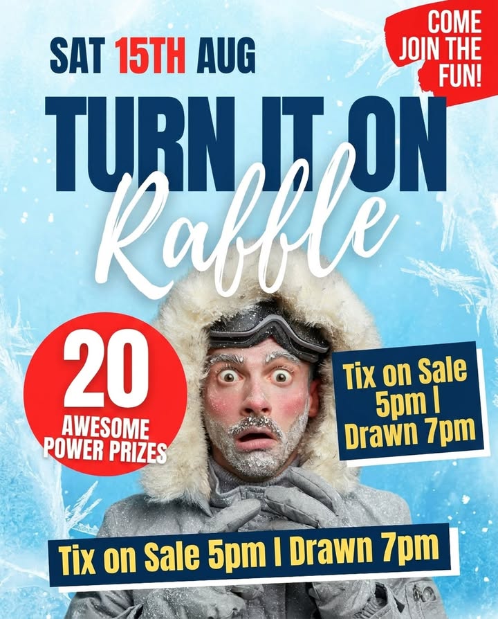 Featured image for “Turn It On Raffle Night at Muswellbrook Workers Club”