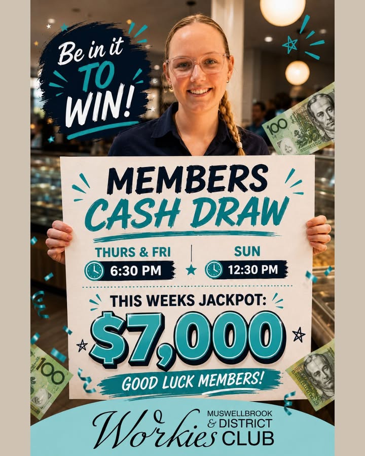 Featured image for “Members Cash Draw: $7,000 Up for Grabs Three Days This Week”