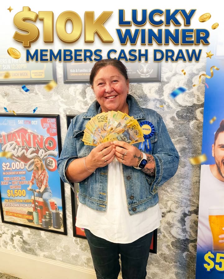 Featured image for “Megan Parker Wins $10,000 Members Cash Draw”