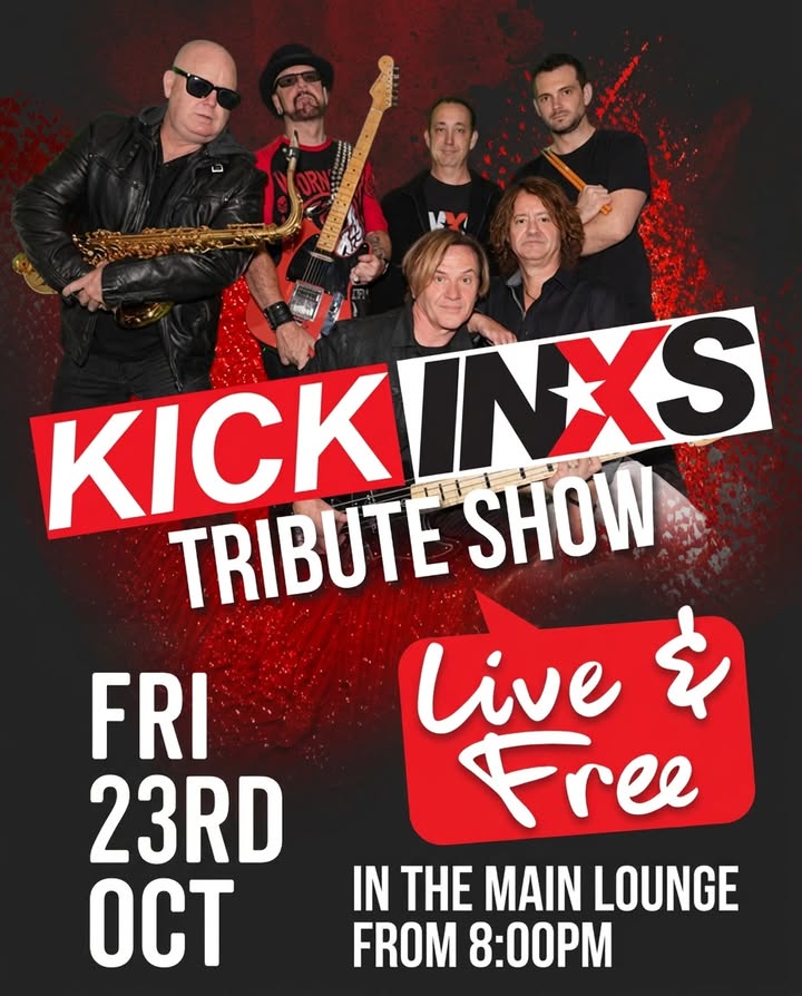 Featured image for “Kick INXS Tribute Show – Free Live Music at Muswellbrook Workers Club”